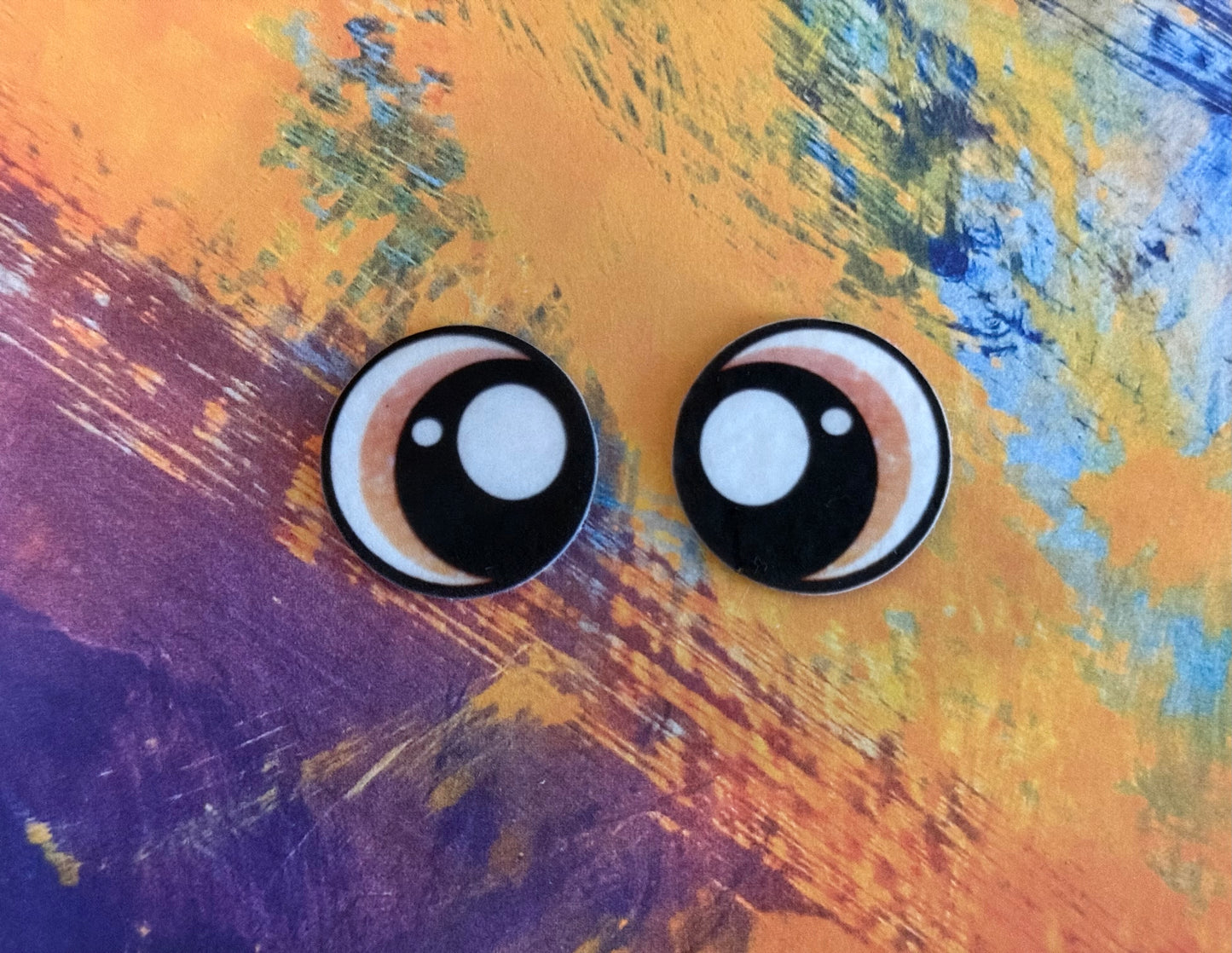 Round 1inch Felt Eyes (various designs)