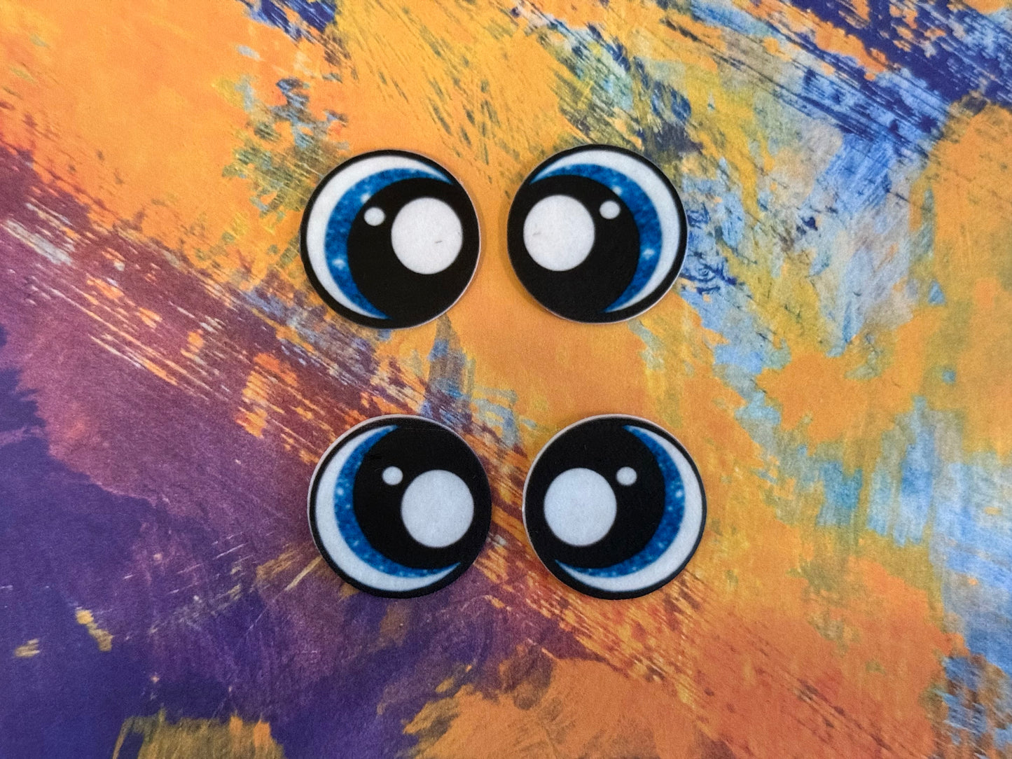 Round 1inch Felt Eyes (various designs)