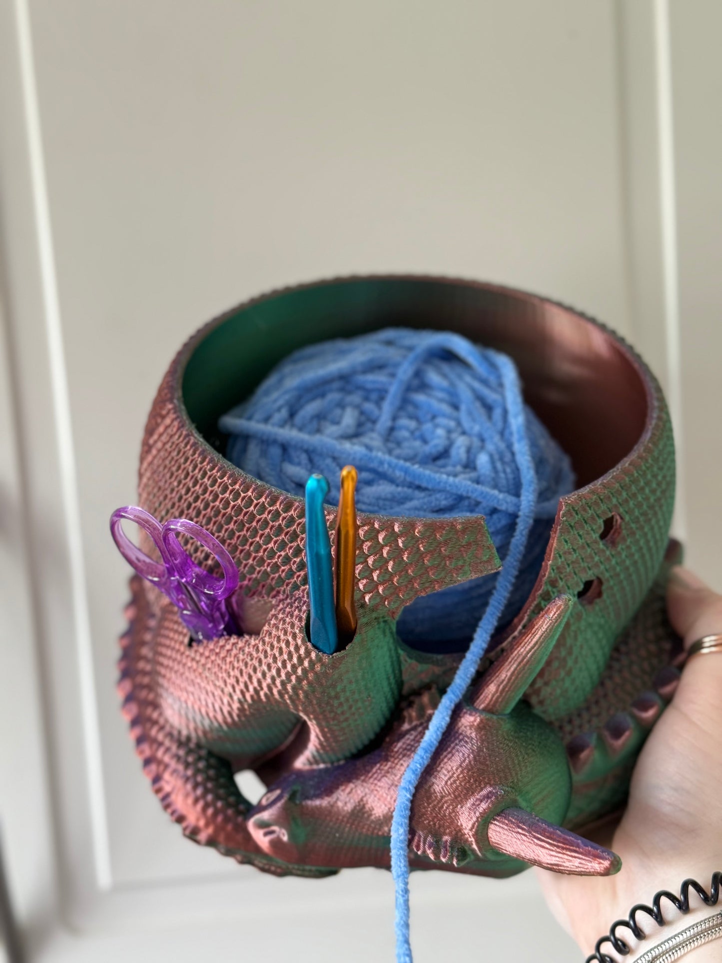 Dragon yarn bowl