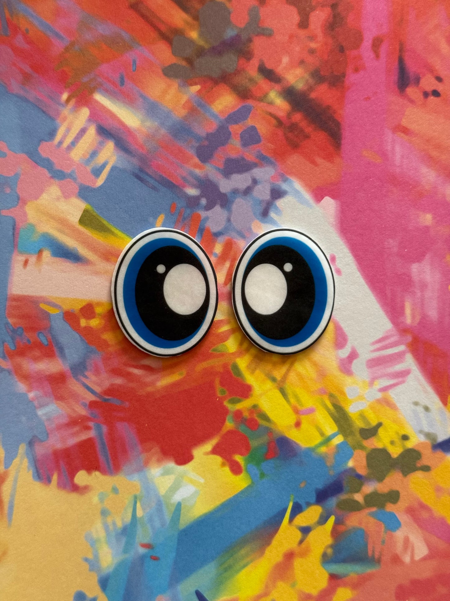 Oval 1.5inch ombre eyes (various designs)