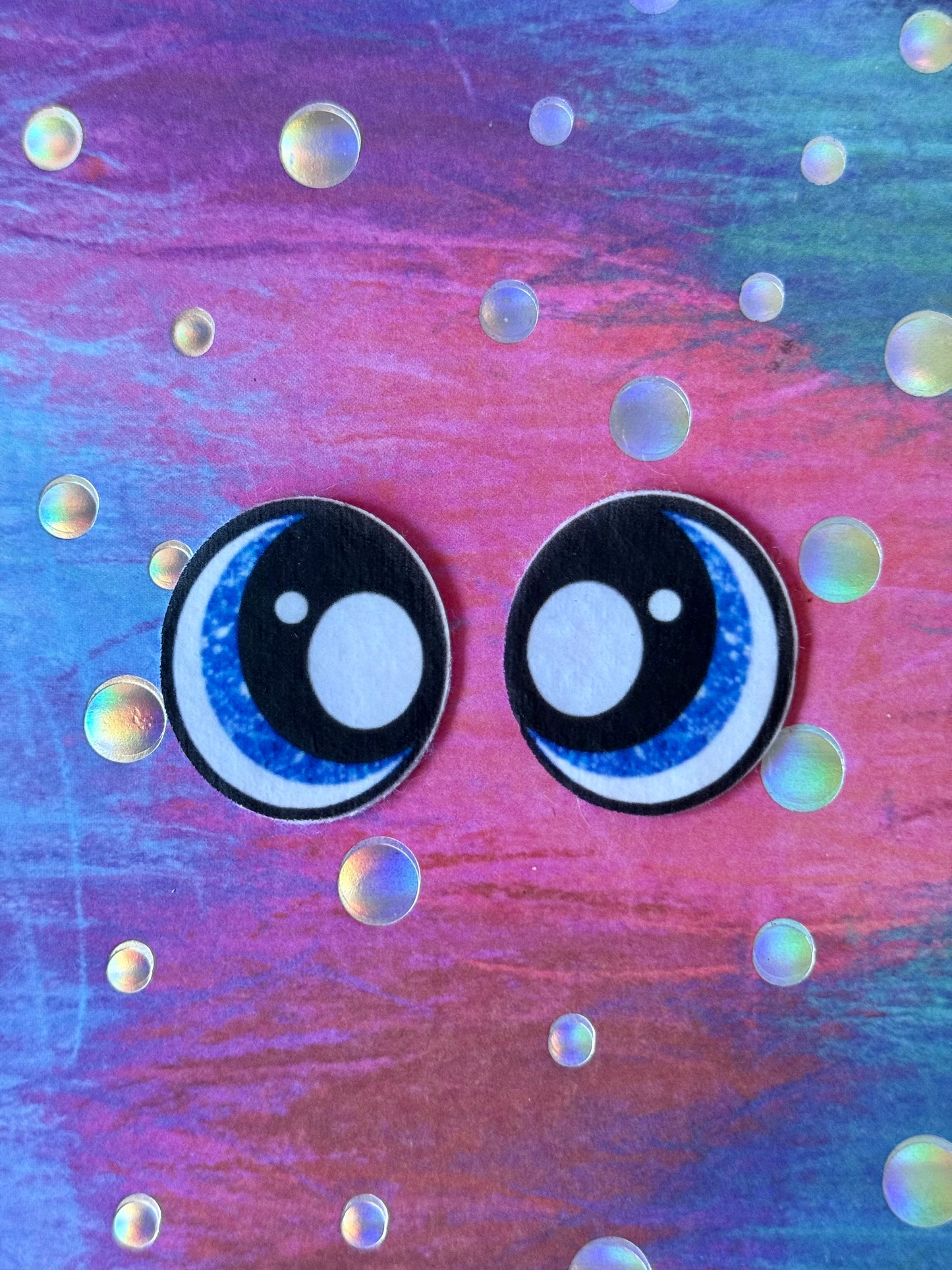 Oval 1inch felt eyes (various designs)