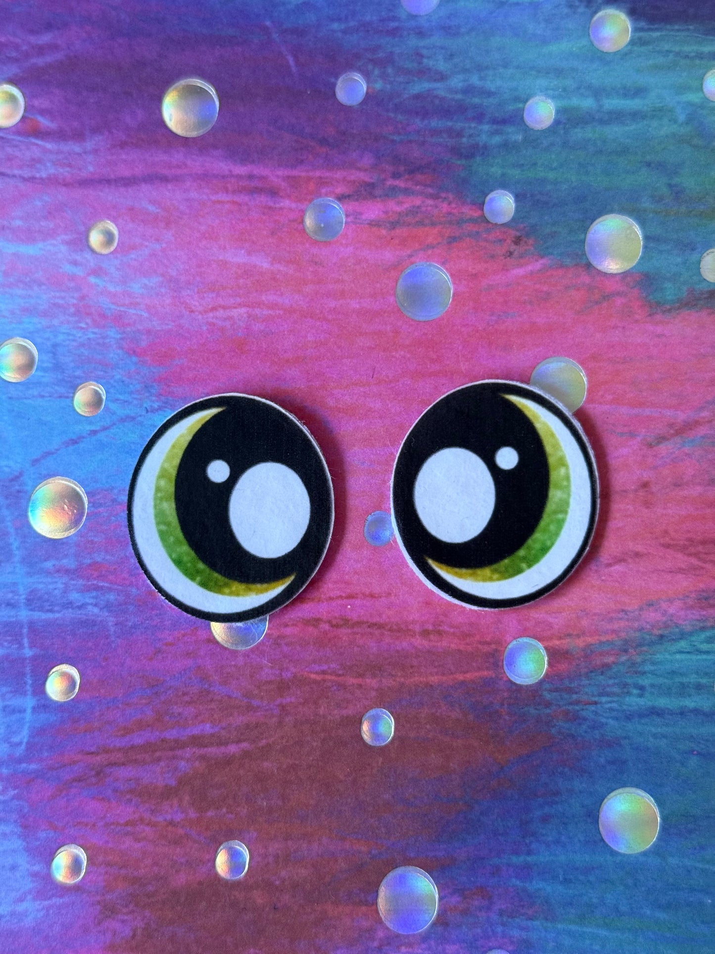 Oval 1inch felt eyes (various designs)