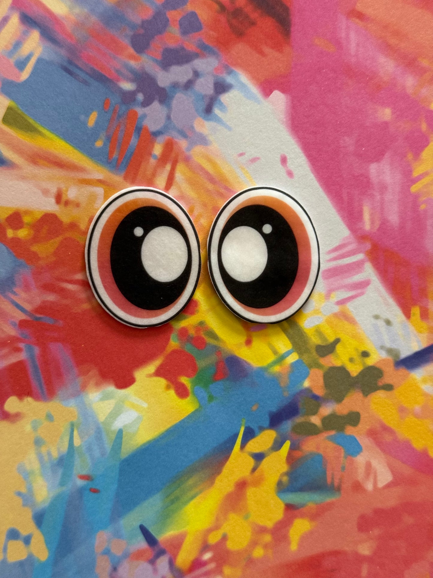 Oval 1.5inch ombre eyes (various designs)