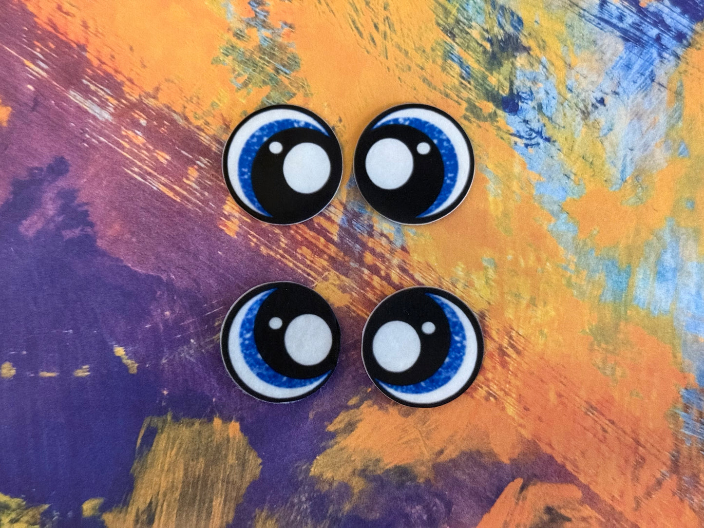 Round 1inch Felt Eyes (various designs)
