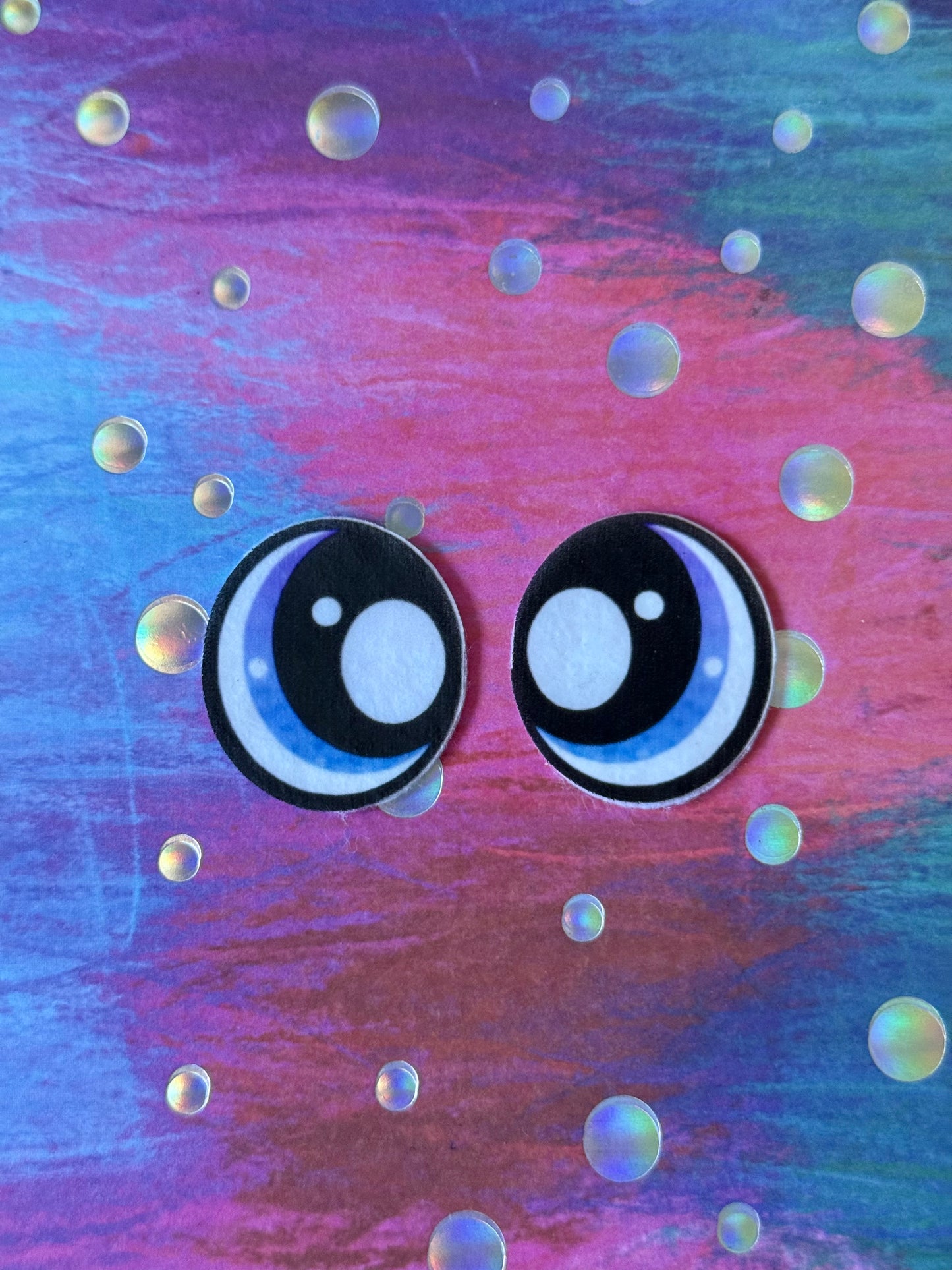 Oval 1inch felt eyes (various designs)