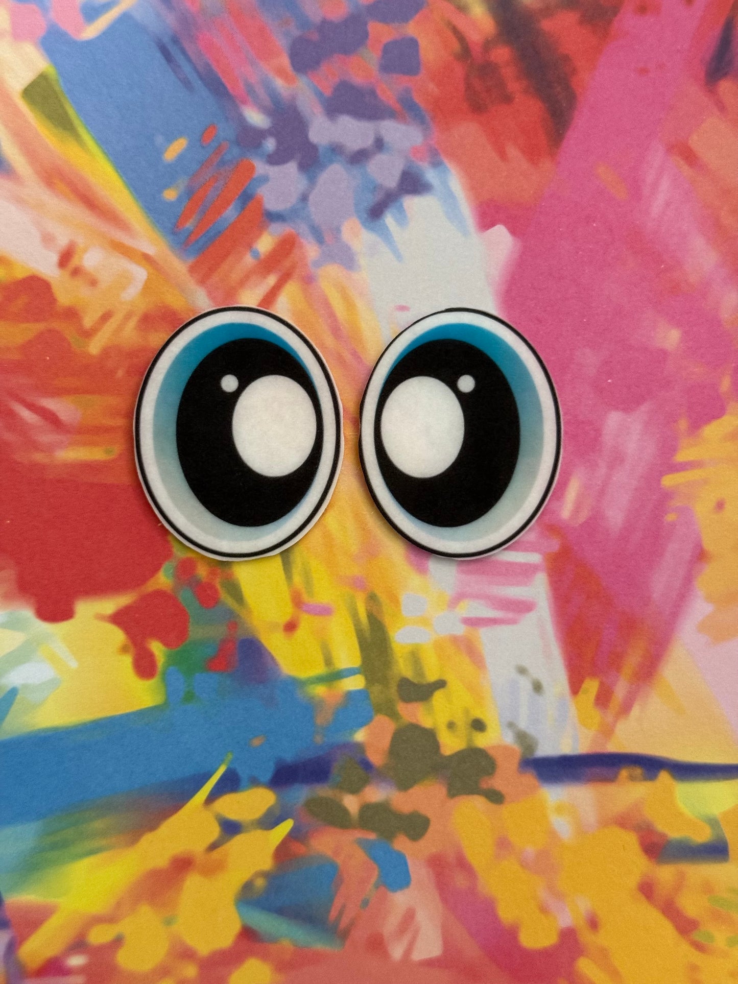 Oval 1.5inch ombre eyes (various designs)