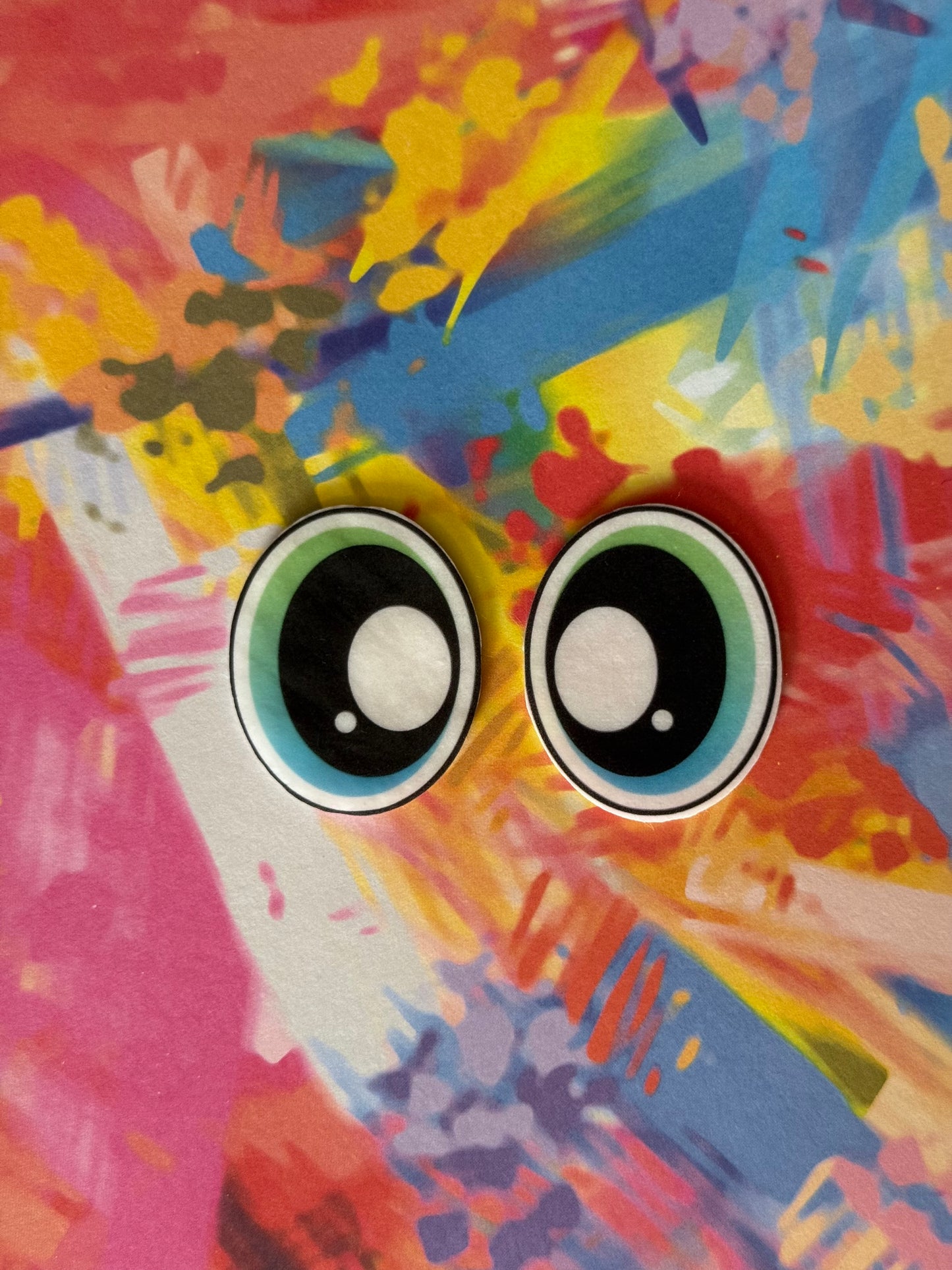 Oval 1.5inch ombre eyes (various designs)