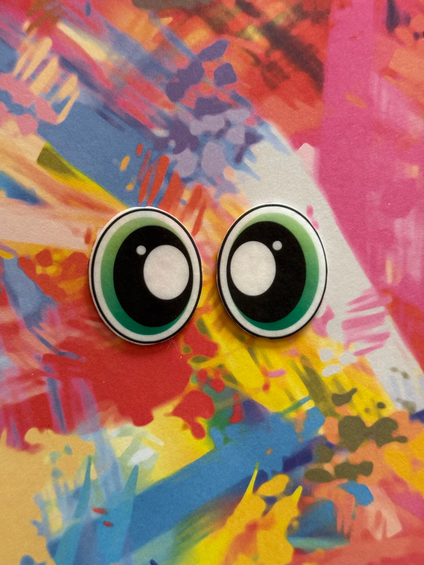 Oval 1.5inch ombre eyes (various designs)