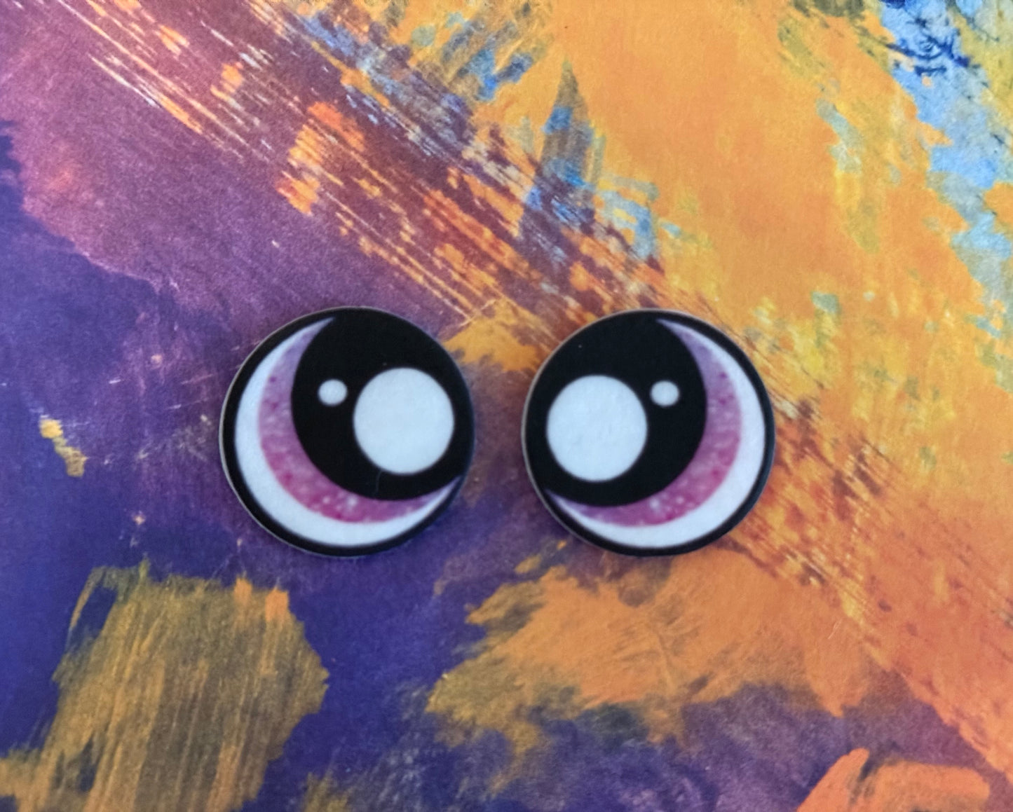 Round 1inch Felt Eyes (various designs)