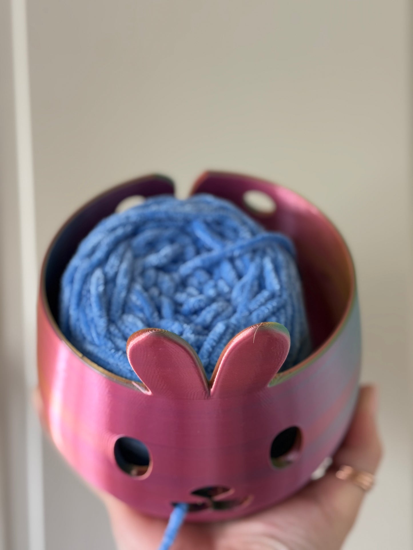 Bunny yarn bowl