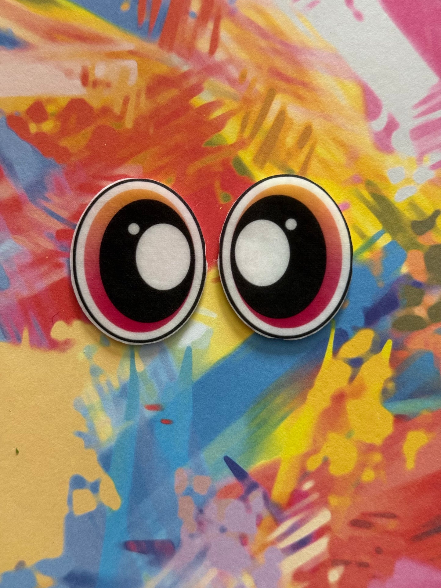 Oval 1.5inch ombre eyes (various designs)
