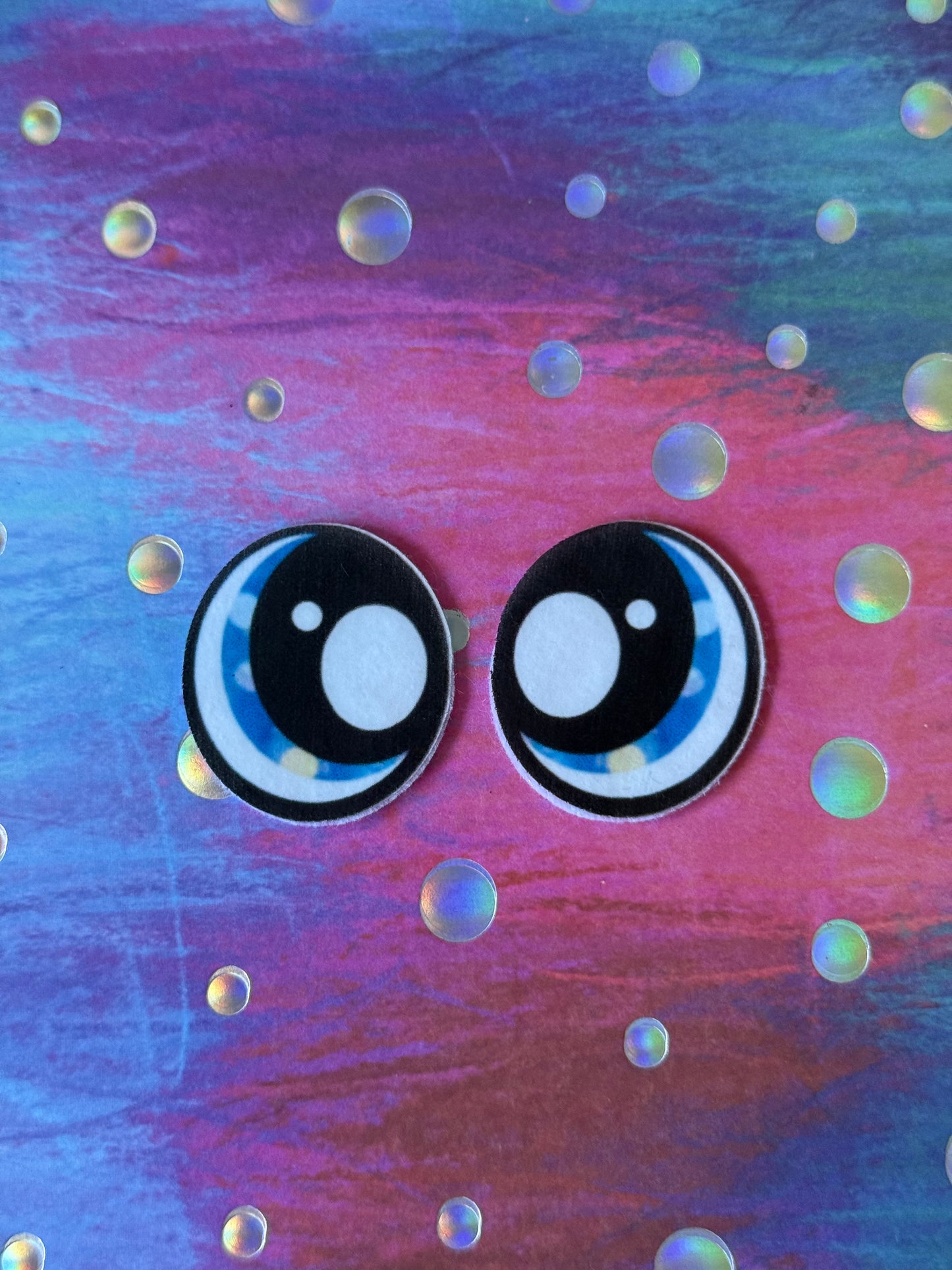 Oval 1inch felt eyes (various designs)