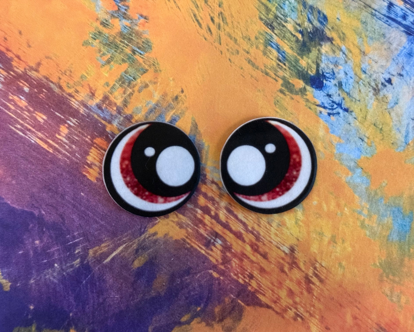 Round 1inch Felt Eyes (various designs)
