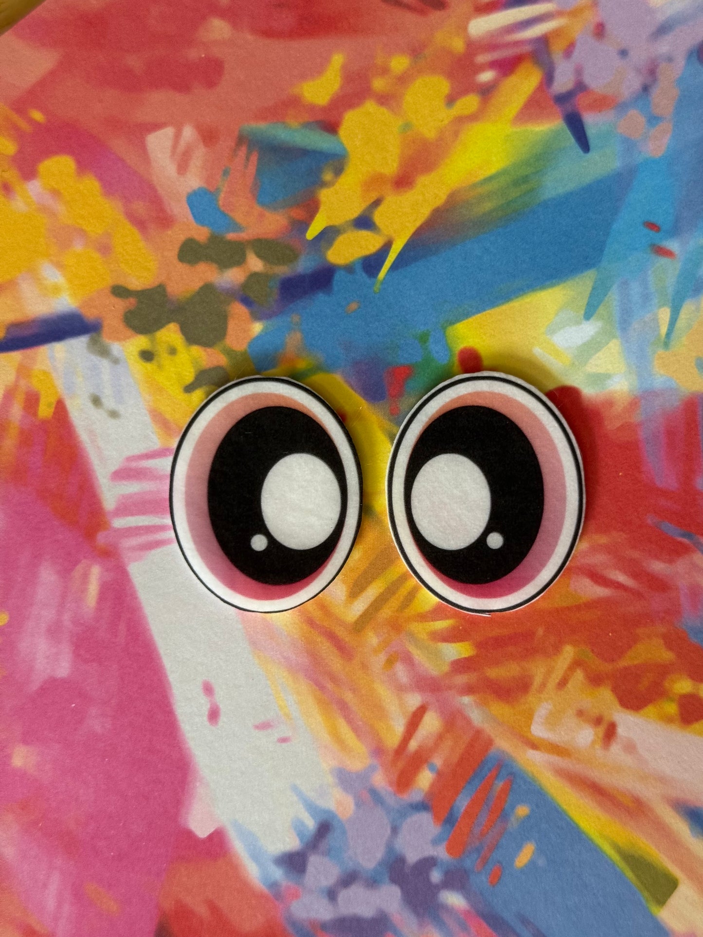 Oval 1.5inch ombre eyes (various designs)