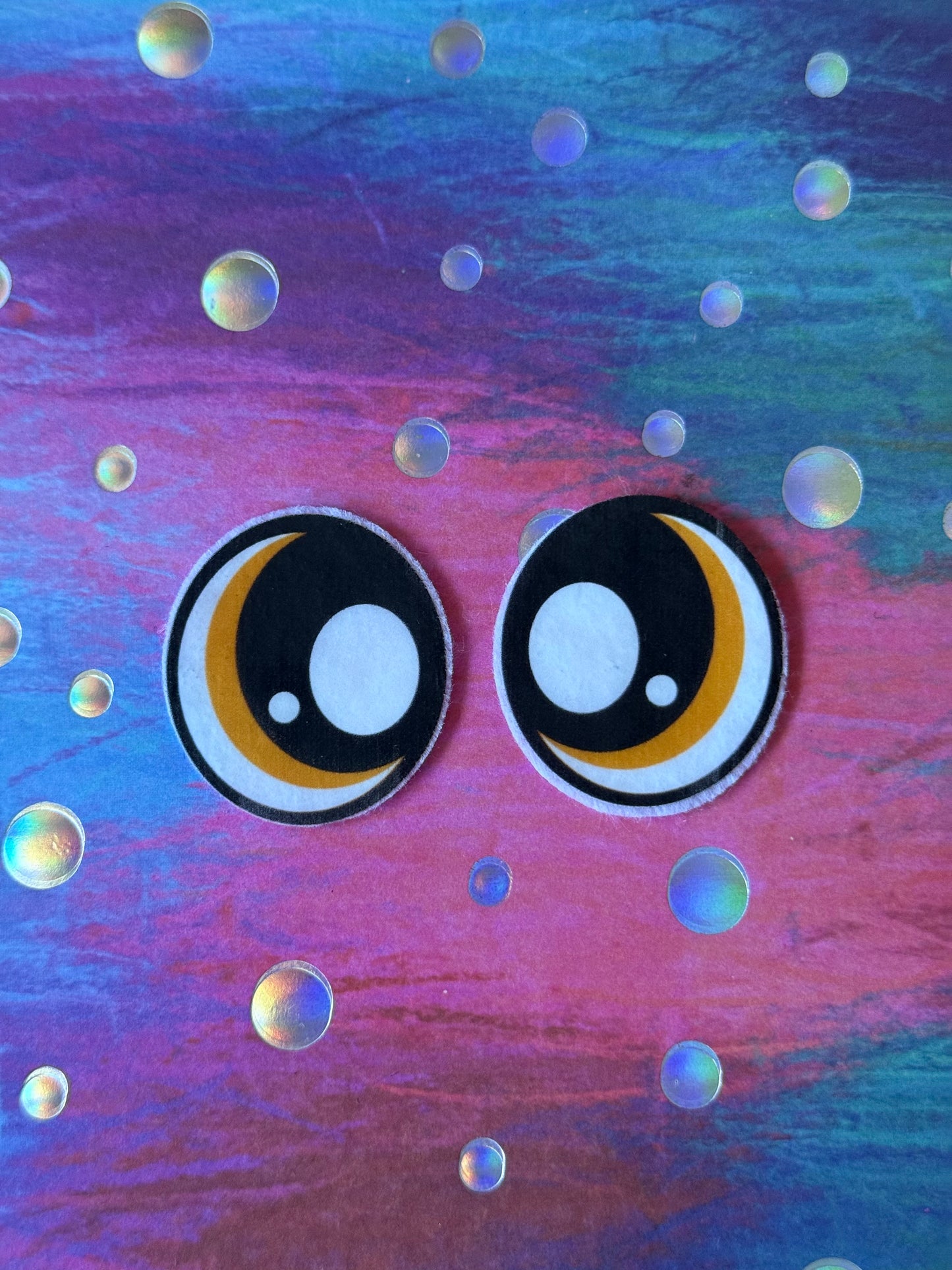 Oval 1inch felt eyes (various designs)