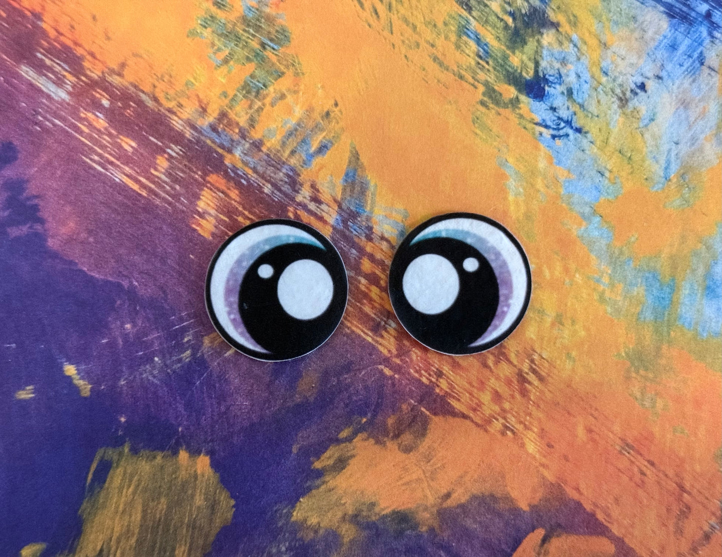 Round 1inch Felt Eyes (various designs)
