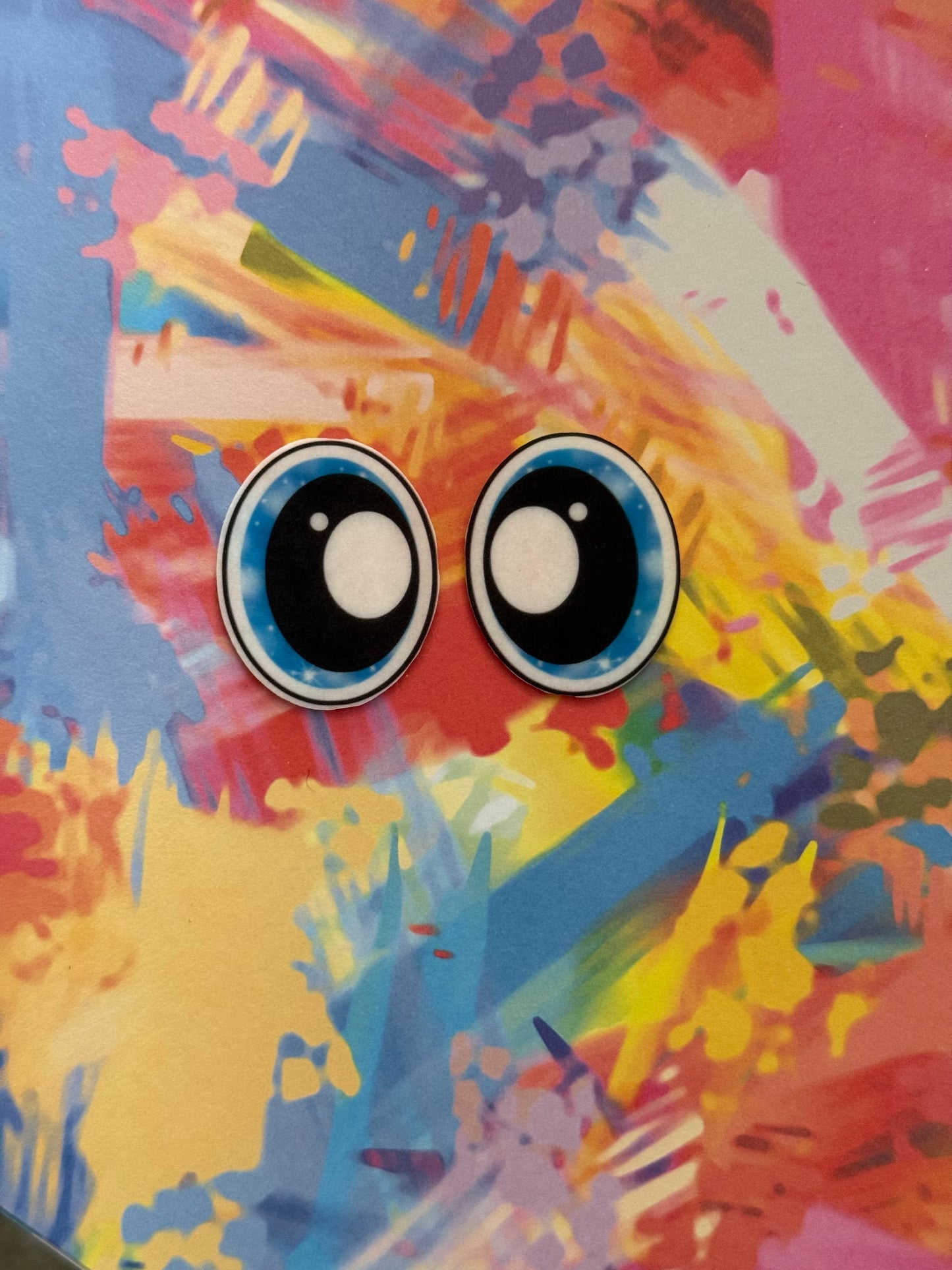 Oval 1.5inch ombre eyes (various designs)