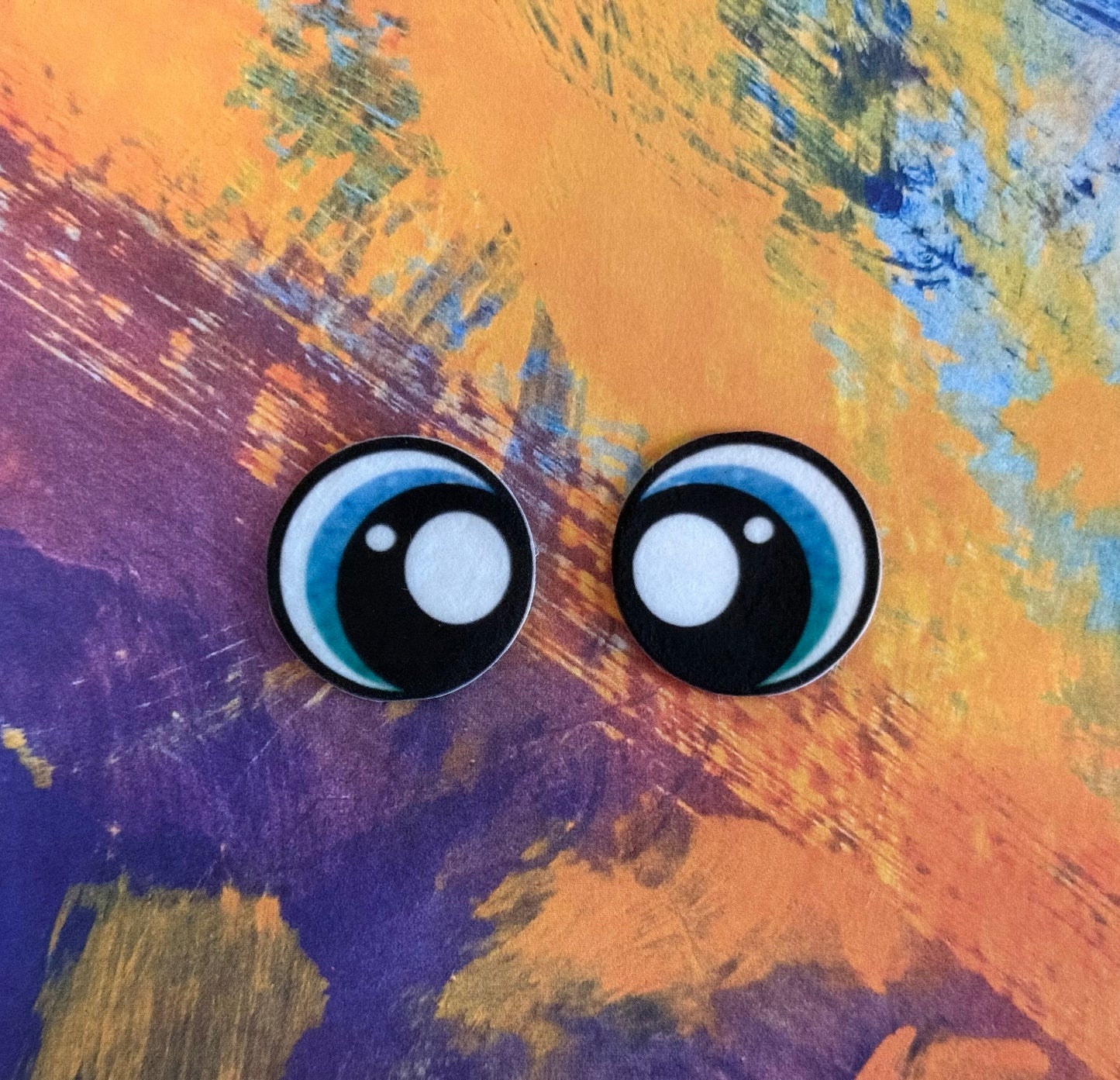 Round 1inch Felt Eyes (various designs)