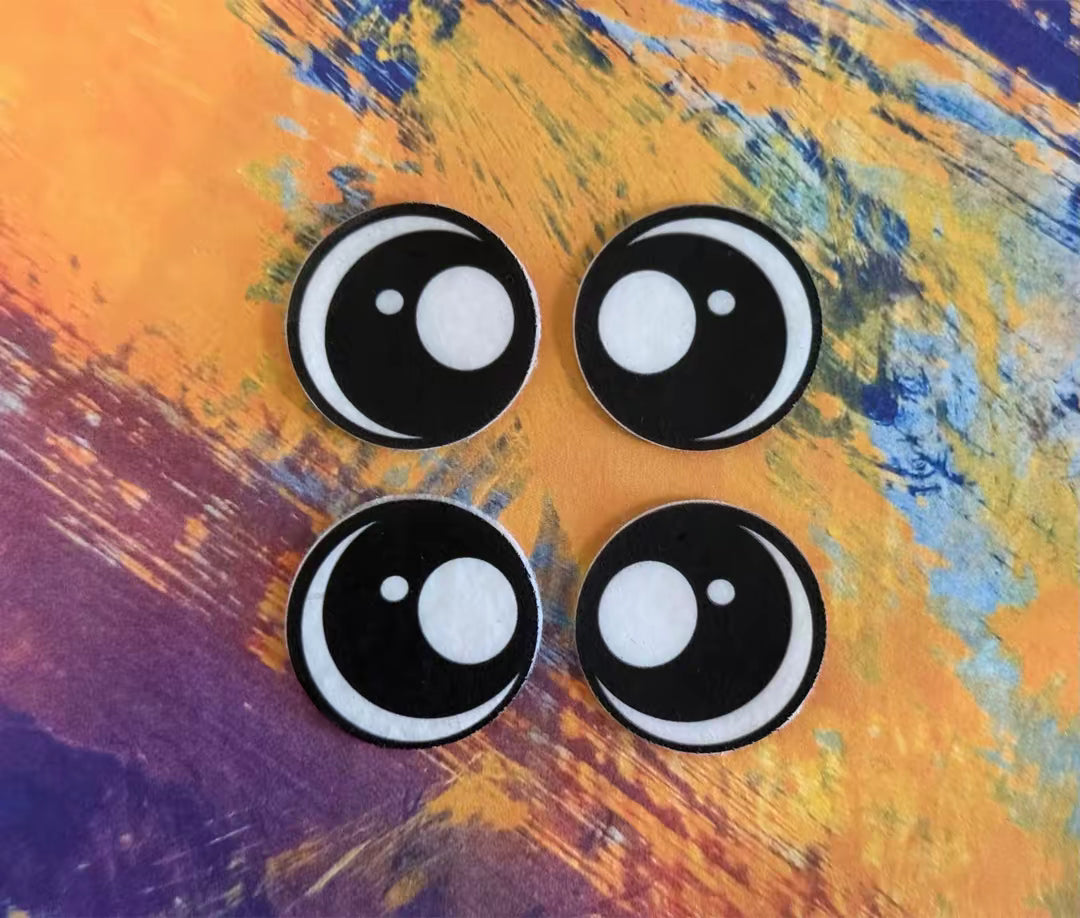 Round 1inch Felt Eyes (various designs)