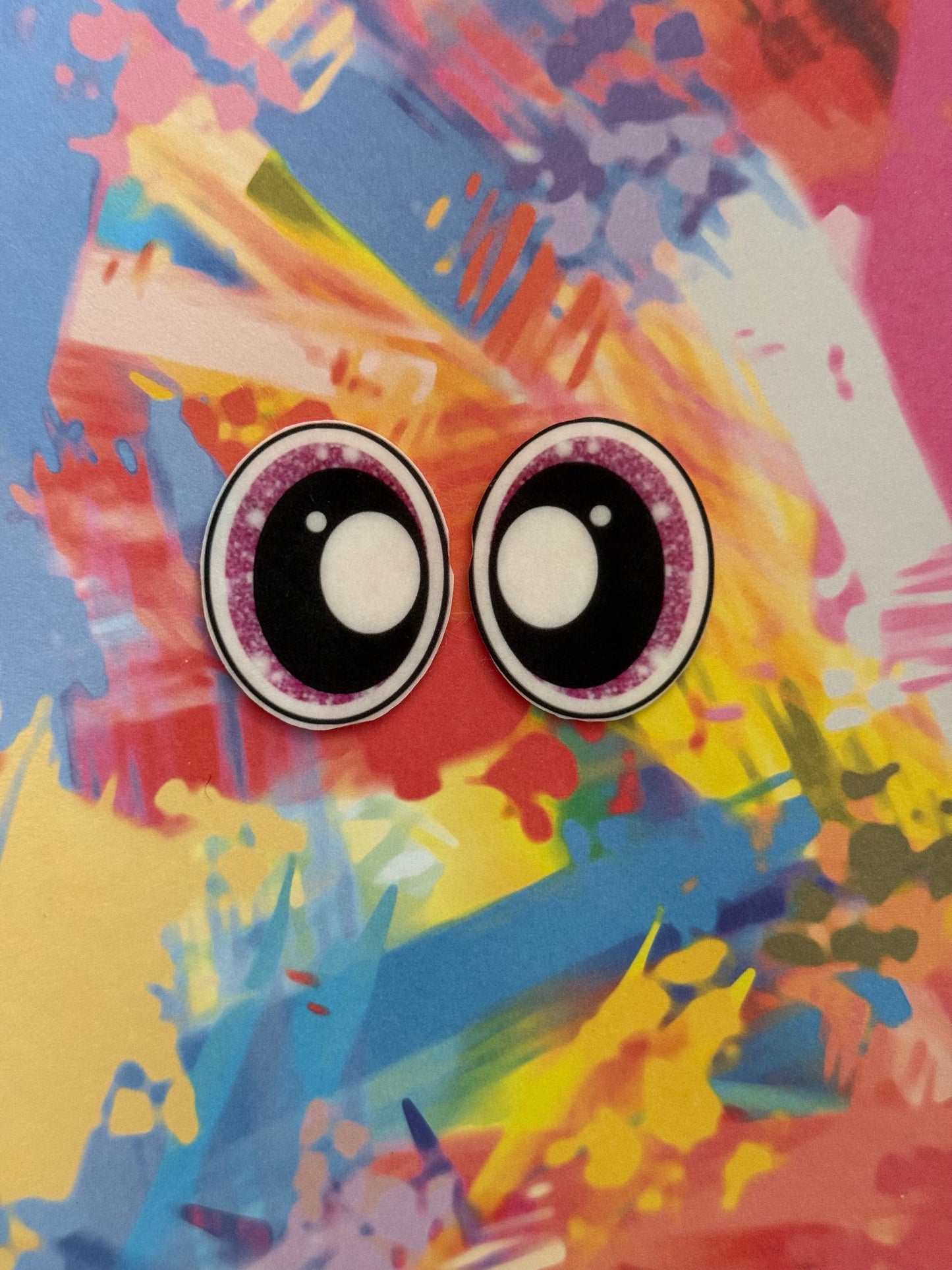 Oval 1.5inch ombre eyes (various designs)