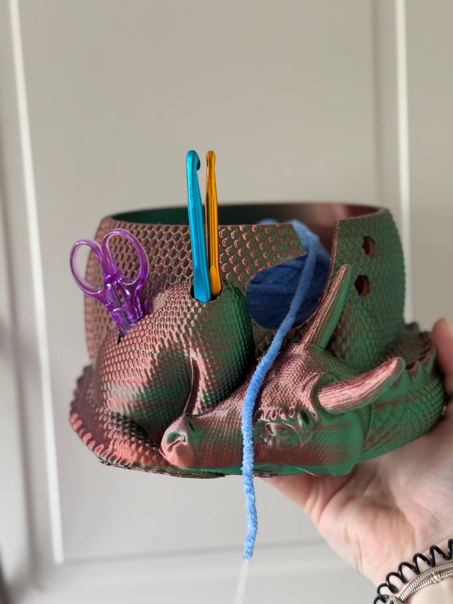 Dragon yarn bowl