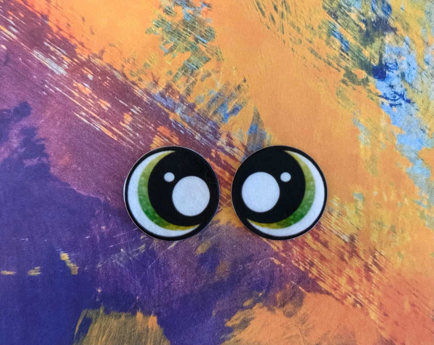 Round 1inch Felt Eyes (various designs)