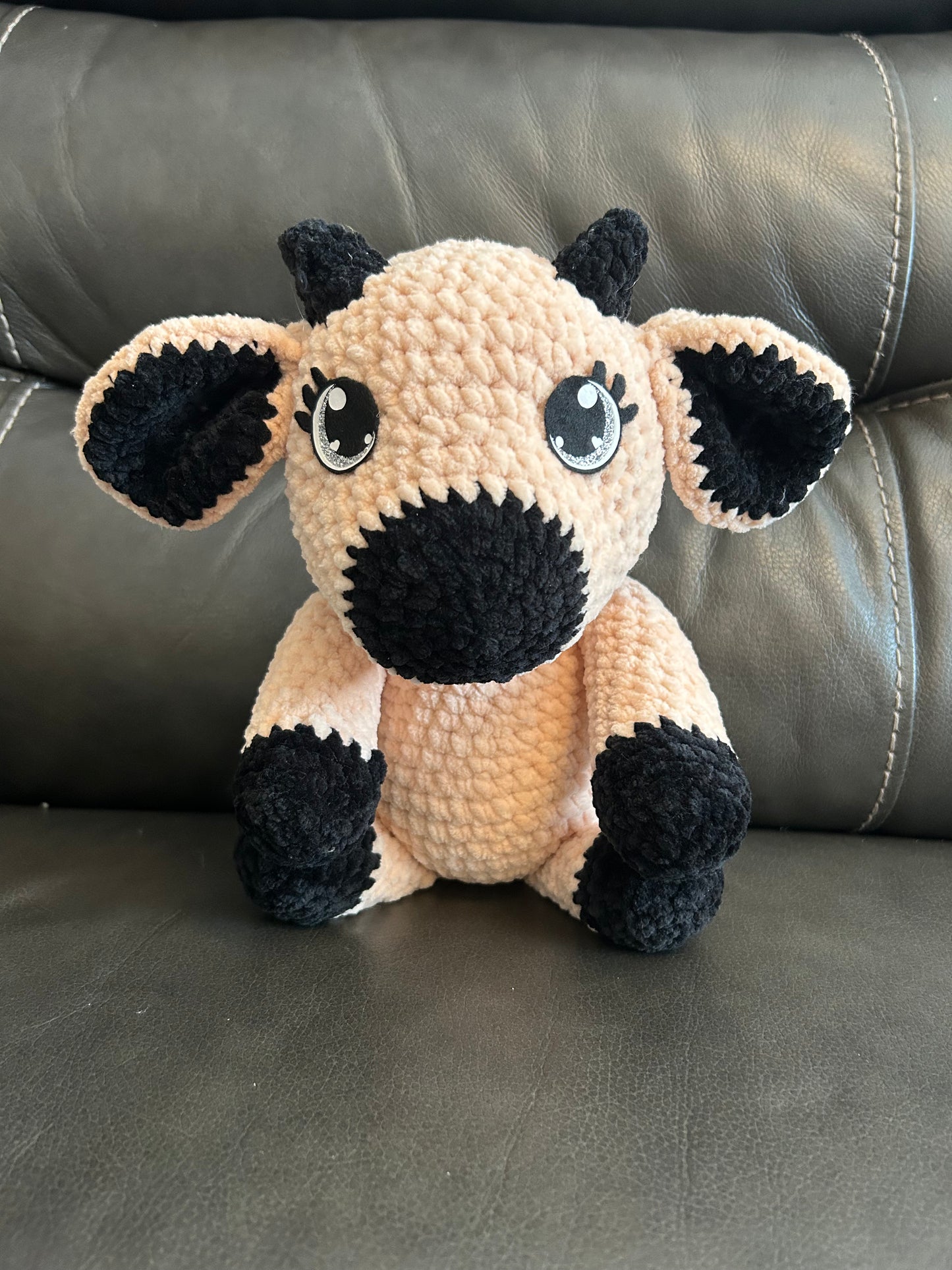 Peach cow