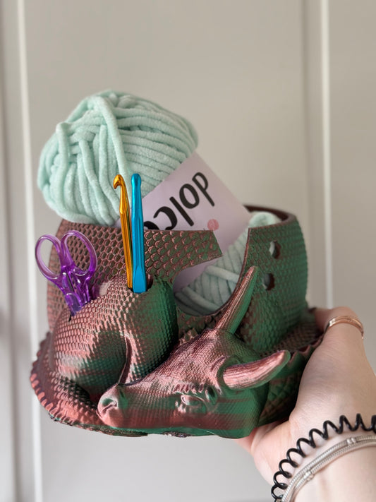Dragon yarn bowl