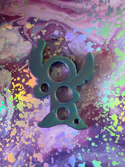 Blue alien safety eye tool